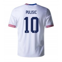 Forente Stater Christian Pulisic #10 Fotballklær Hjemmedrakt Copa America 2024 Kortermet